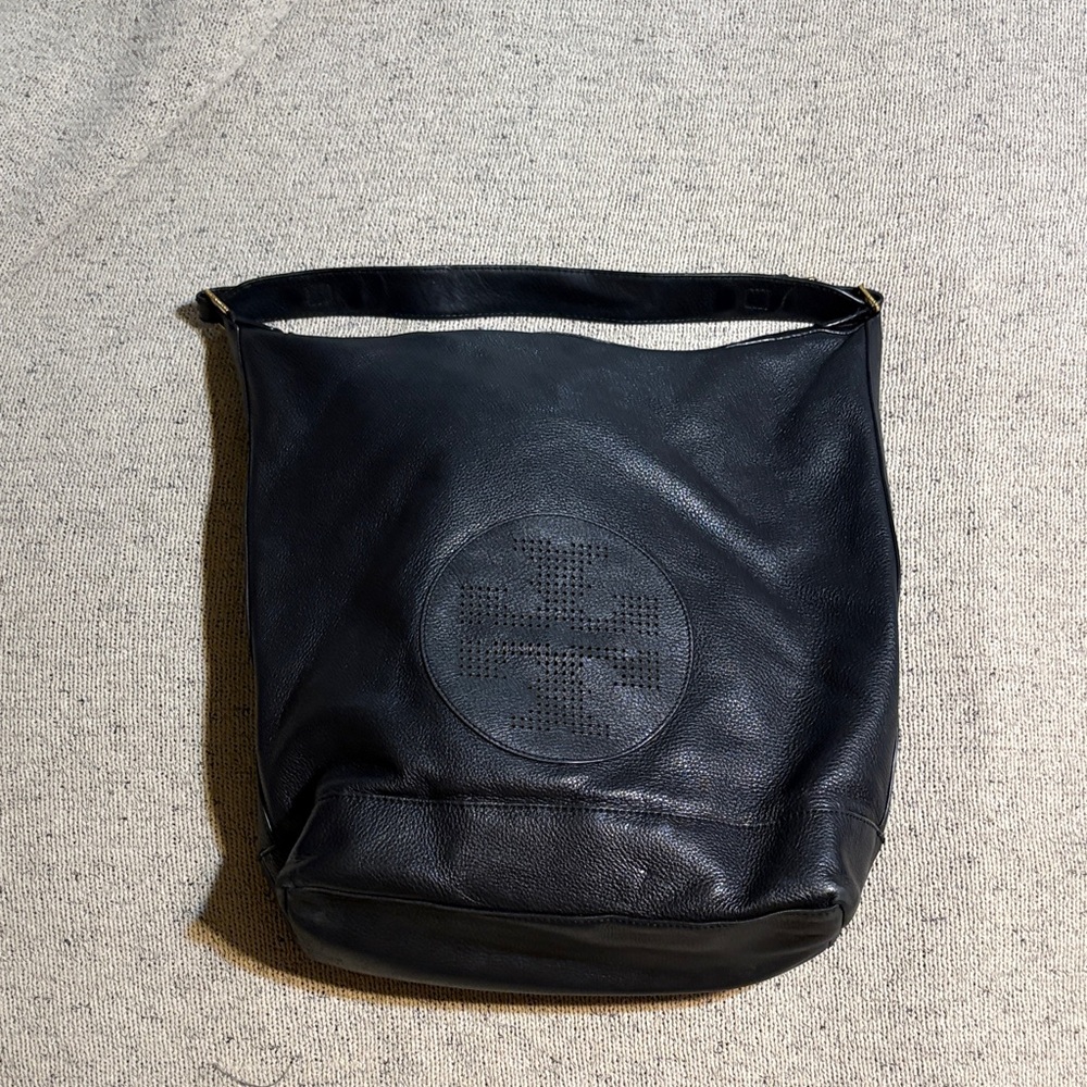 Tori Burch Black Leather Bag
